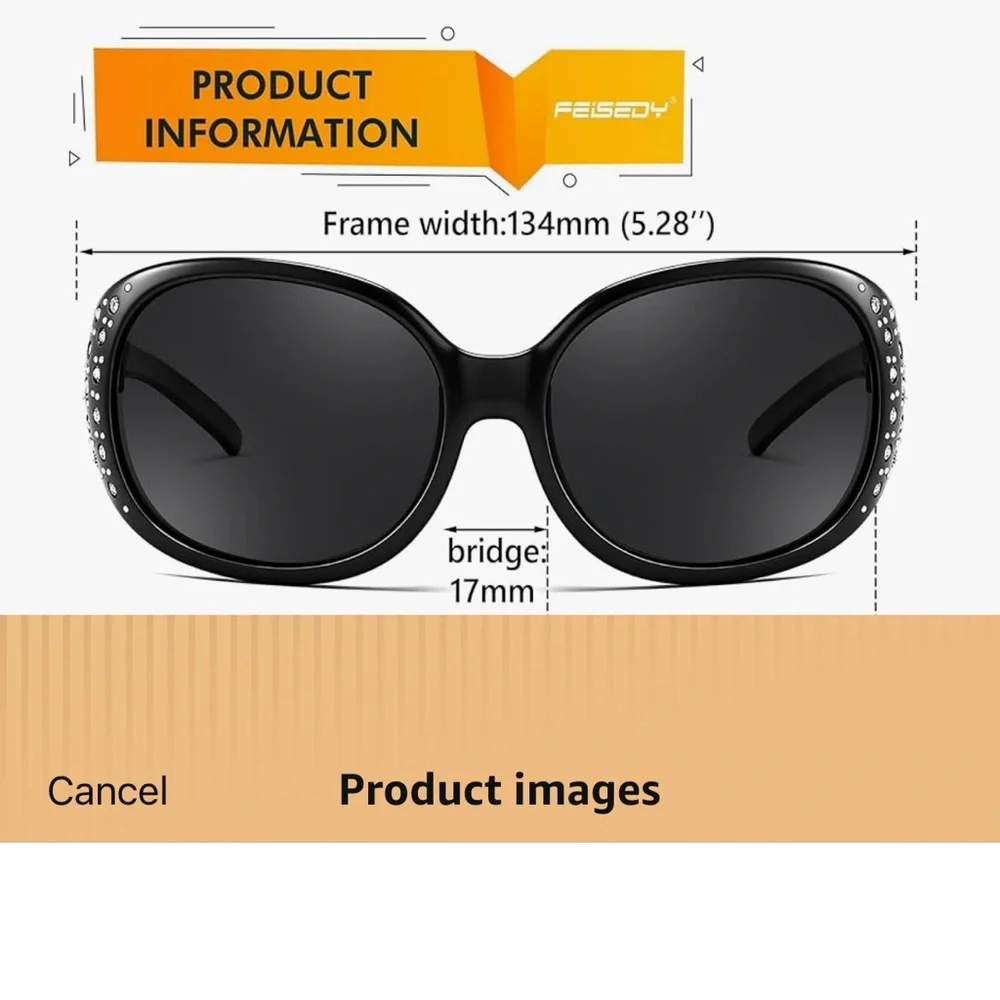 🆕 Woman's polarized sunglasses